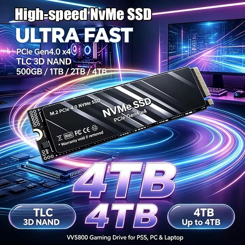 Ssd 500Gb - Orijinal NVMe SSD PCIe Gen4x4 Katı