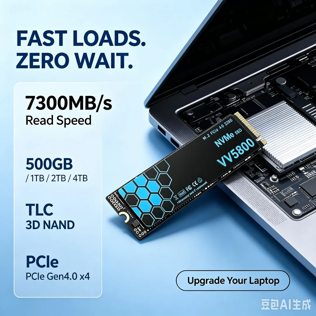 VV5800 SSD NVMe M.2 7300MB/s D - Ssd 500Gb incelemesi ve fiyatı
