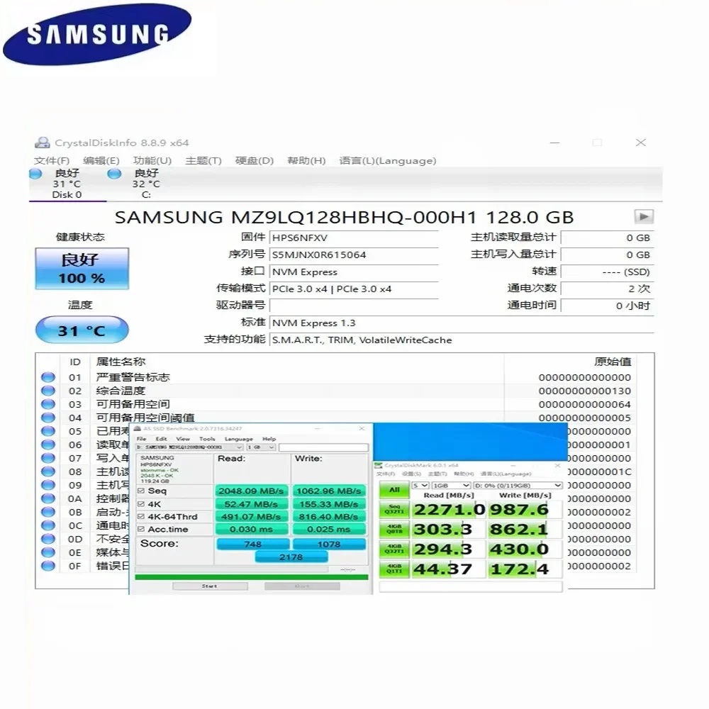 Samsung M.2 2230 SSD PM991a 1T - Samsung Ssd incelemesi ve fiyatı