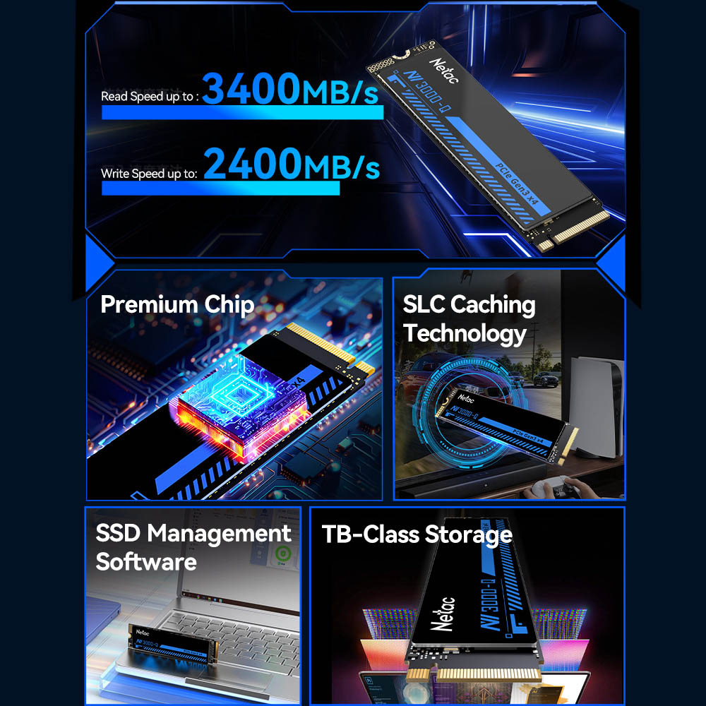 Netac M.2 NVMe SSD 512 GB 1 TB - Ssd 500Gb incelemesi ve fiyatı