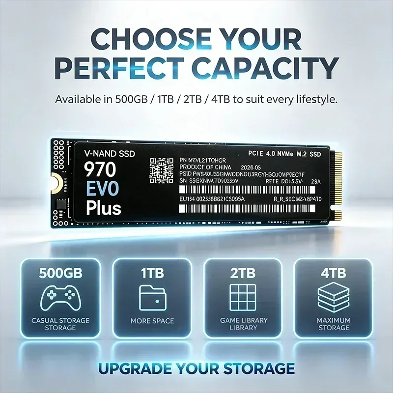 970 EVO Plus 7300MB/s 1TB 2TB  - Samsung Ssd incelemesi ve fiyatı